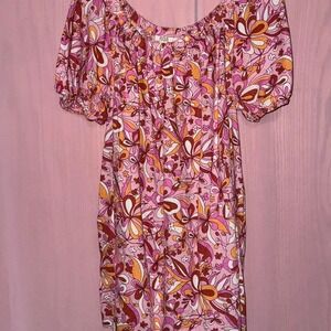 a.n.a Brand Paisly Print Mini Dress